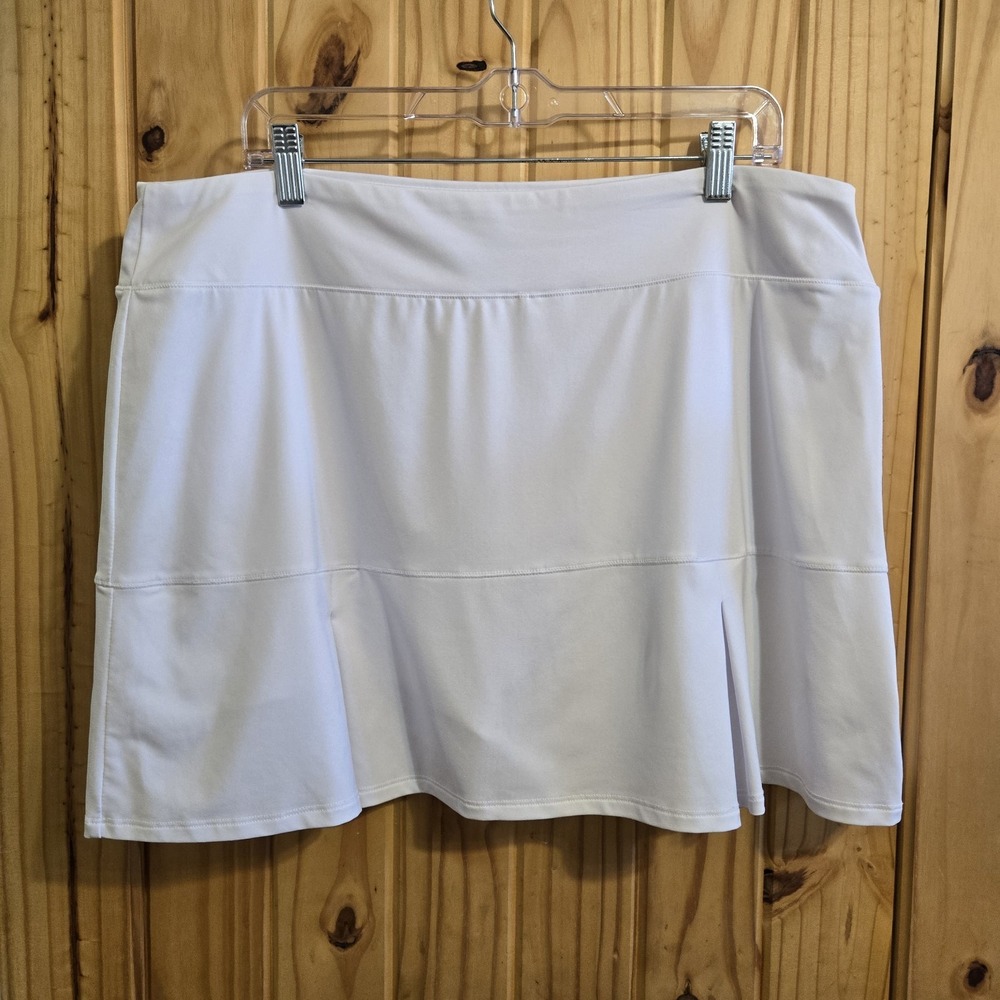 Reel Legends Reel-Tec White Performance Skort XL Recycled‎ Polyester Skirt